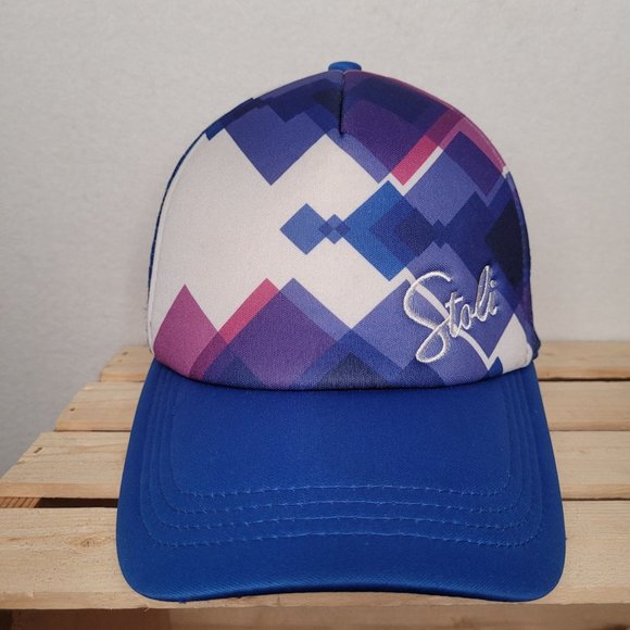 Stoli Trucker Hat Blue Mesh Snap Back - Picture 1 of 9